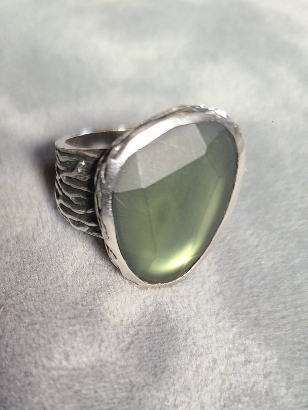 Silpada Green Glass Ring